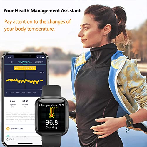 FITVII Smart Fitness Tracker Watch, Smartwatch with Heart Rate, Blood Pressur...
