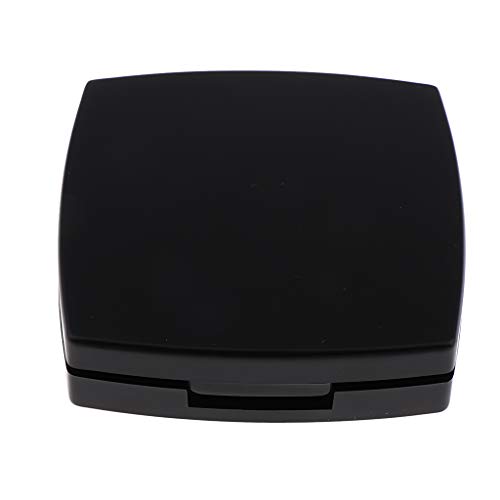 Fityle Black Square Cosmetic 4 Slots Empty Palette Eyeshadow Powder Blush Lip...