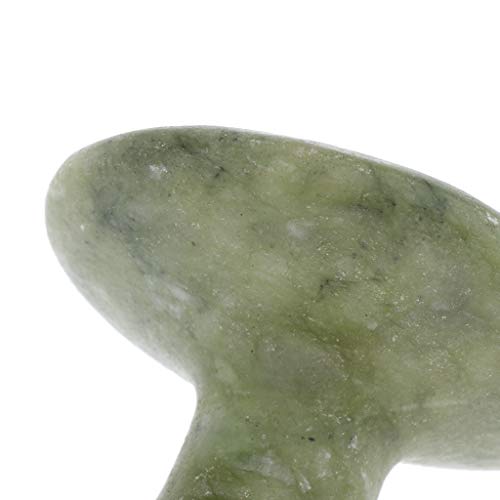 Fityle Mushroom Shaped Natural Jade Stone Hot Warmer Heater Rock Massage Stone