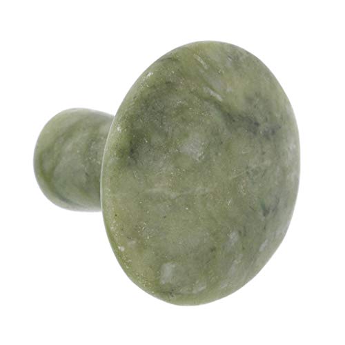 Fityle Mushroom Shaped Natural Jade Stone Hot Warmer Heater Rock Massage Stone