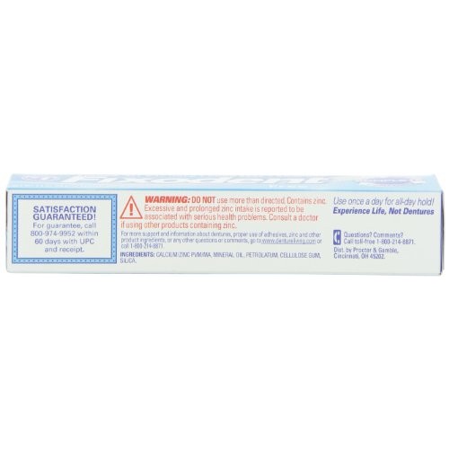 Fixodent Complete Free Denture Adhesive Cream 2.4 Oz (Pack of 6)