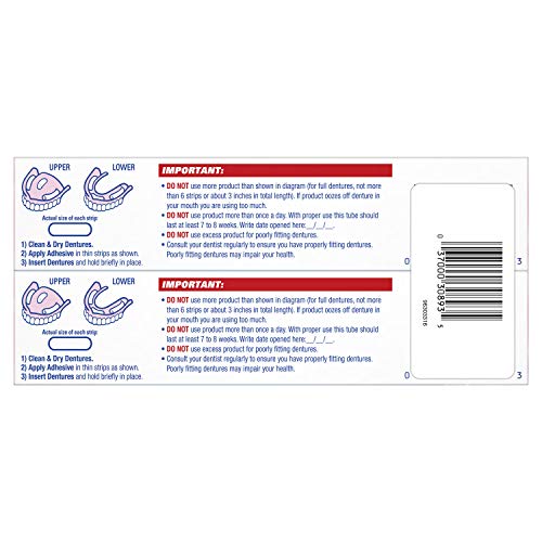 Fixodent Complete Original Denture Adhesive Cream, 2.4 oz TWIN