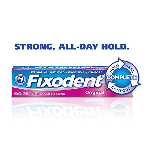 Fixodent Complete Original Denture Adhesive Cream, 2.4 oz TWIN
