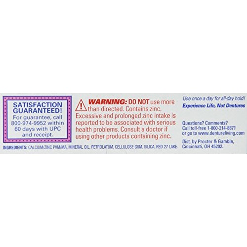 Fixodent Original Denture Adhesive Cream 1.4 Oz