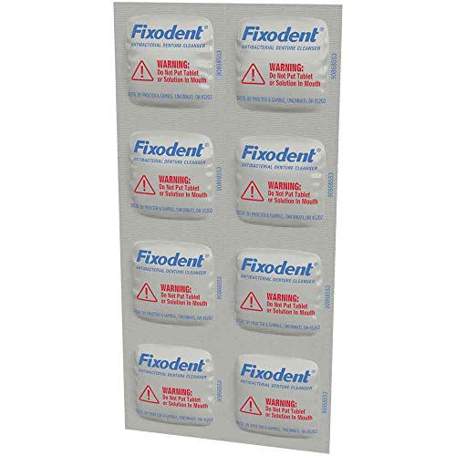 Fixodent Overnight Daily Cleanser Tablets Plus Scope - 60 ct