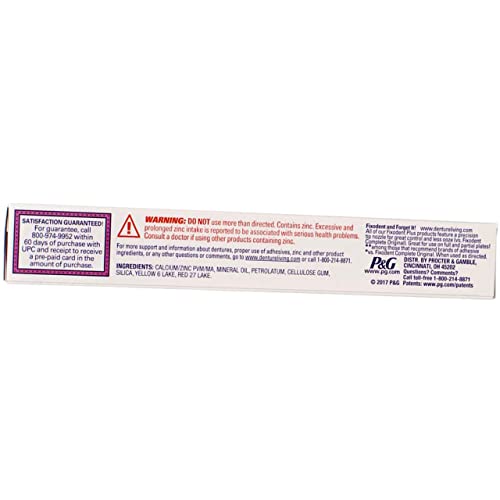 Fixodent Plus Denture Adhesive Cream Gum Care, 2 Oz by Fixodent