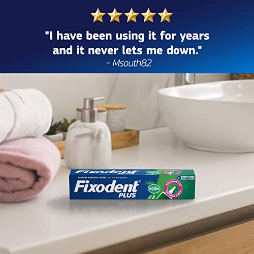 Fixodent Plus Scope Secure Denture Adhesive 2.0oz (Pack of 4) eComm