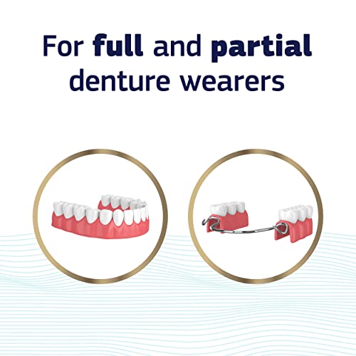 Fixodent Pure Strength Secure Denture Adhesive Cream for Full and Partial Den...