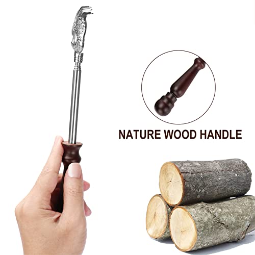 Back Scratcher with Wooden Handle - Portable Telescoping Backscratchers for M...