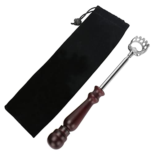 Back Scratcher with Wooden Handle - Portable Telescoping Backscratchers for M...