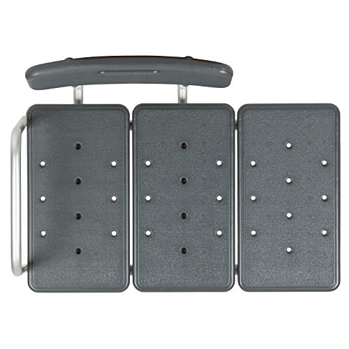 Flash Furniture HERCULES Series 300 Lb. Capacity Adjustable Gray Bath & Showe...