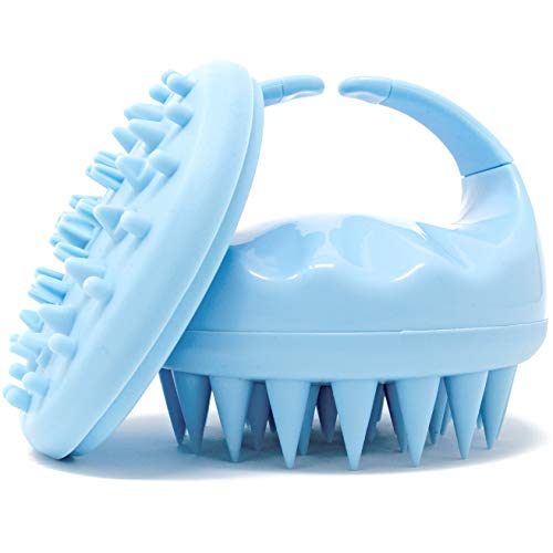 Hair Scalp Massager and Shower Dandruff Brush by Flathead Products - for Show...