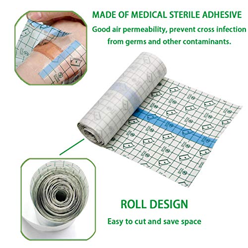 Tattoo Aftercare Bandage Roll 6"x 2 Yard - Waterproof Transparent Film For Ta...