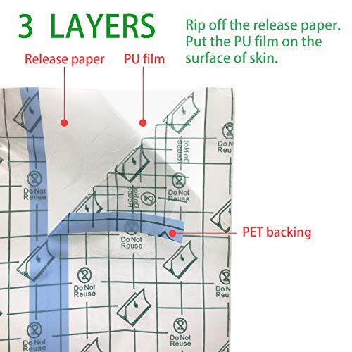 Tattoo Aftercare Bandage Roll 6"x 2 Yard - Waterproof Transparent Film For Ta...