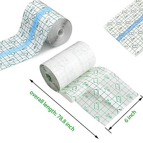 Tattoo Aftercare Bandage Roll 6"x 2 Yard - Waterproof Transparent Film For Ta...