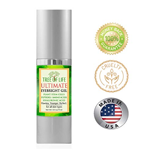 Tree of Life Anti-Aging Ultimate Eyebright Eye Gel with Amino Acids and Hyalu...