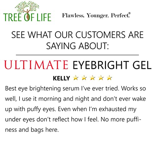 Tree of Life Anti-Aging Ultimate Eyebright Eye Gel with Amino Acids and Hyalu...