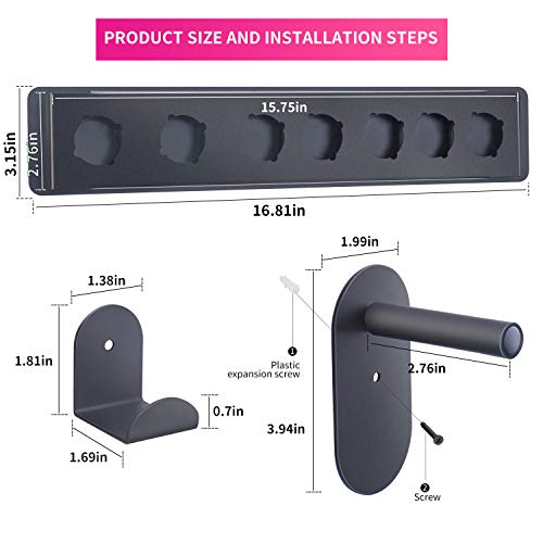 FLE Storage Stand Holder Rack Wall Mount for Dyson Airwrap Styler Accessories...