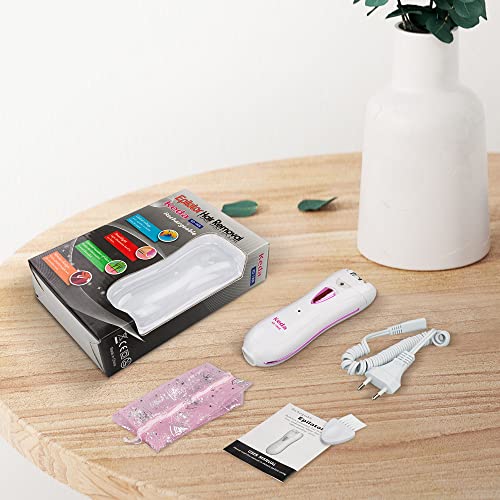 Hair Removal Epilator for Women, Portable Cordless Razor Facial Hair Shaver, ...