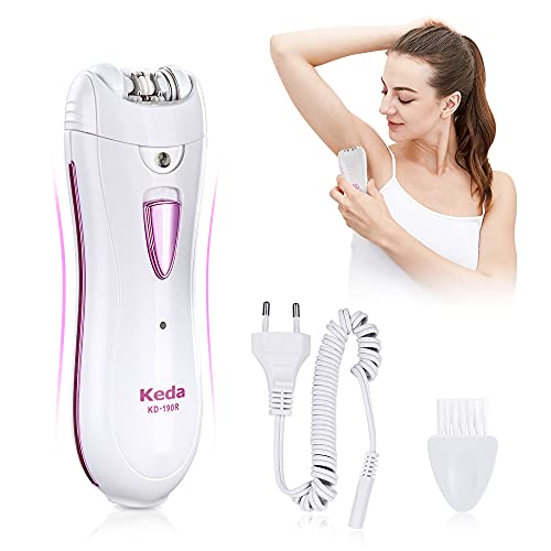 Hair Removal Epilator for Women, Portable Cordless Razor Facial Hair Shaver, ...