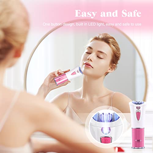 Hair Removal, Smooth Glide Epilator for Women, Portable Cordless Razor Facial...