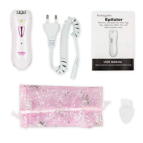Lady Shaver, Hair Removal for Woemn, Smooth Glide Epilator, Portable Cordless...