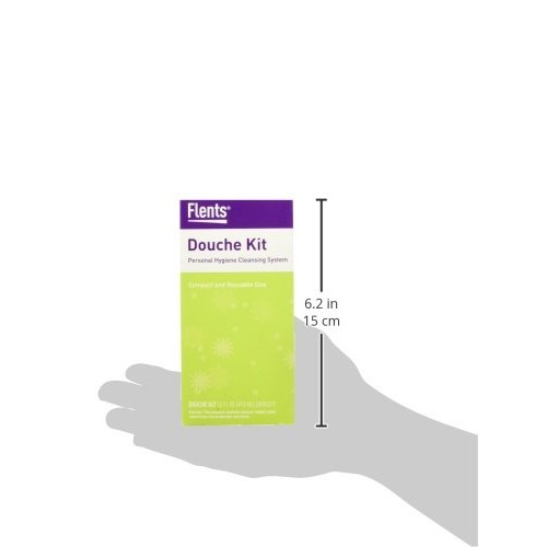 Flents Douche Kit, Compact, Reusable, Great for Travel, 16 fl oz Capacity