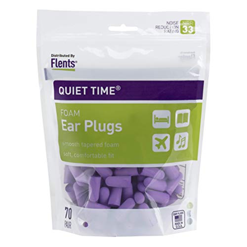 Flents Ear Plugs for Sleeping, Snoring, Loud Noise, Traveling, Concerts, Cons...
