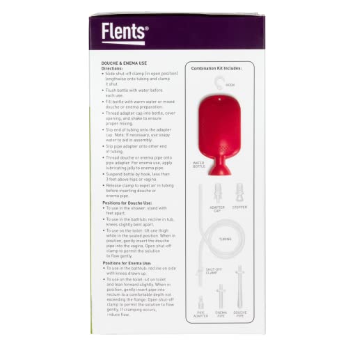 Flents Enema & Douche Kit, for Men + Women