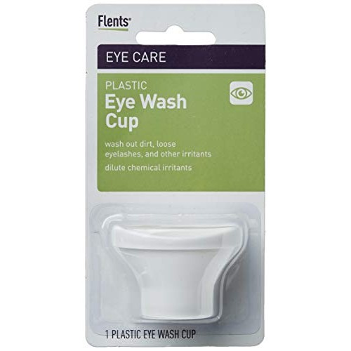 Flents Eye Wash Cup, Wash Out Dirt, Loose Eyelashes, & Other Irritants White