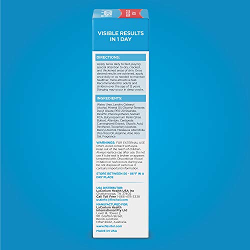 Flexitol Heel Balm, Rich Moisturizing & Exfoliating Foot Cream, Original Vers...