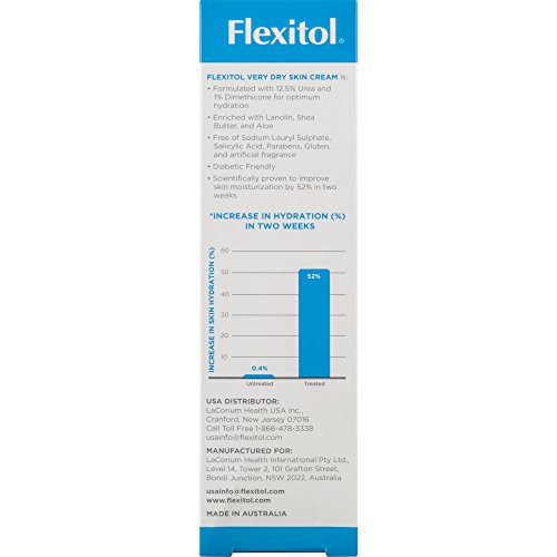 Flexitol Very Dry Skin Cream,Rich Moisturizing Body Cream with Urea, 4.4 Ounc...