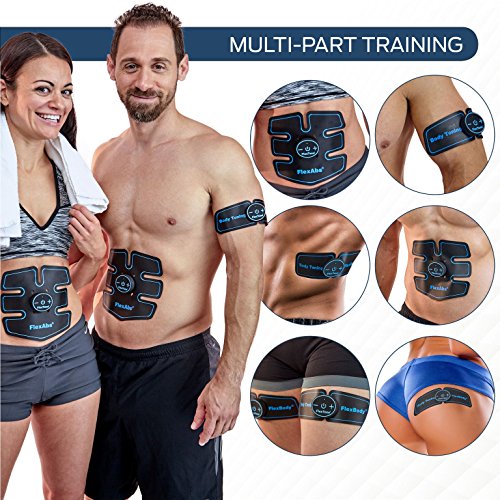 Abs Stimulator Muscle Toner - FDA Cleared | Rechargeable Wireless EMS Massage...