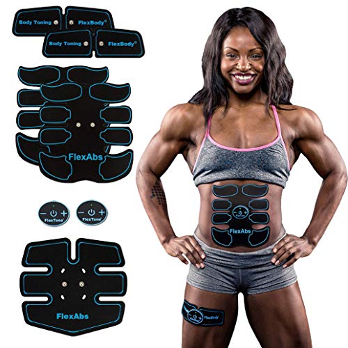Abs Stimulator Muscle Toner - FDA Cleared | Rechargeable Wireless EMS Massage...