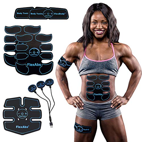 Abs Stimulator Muscle Toner - FDA Cleared | Rechargeable Wireless EMS Massage...