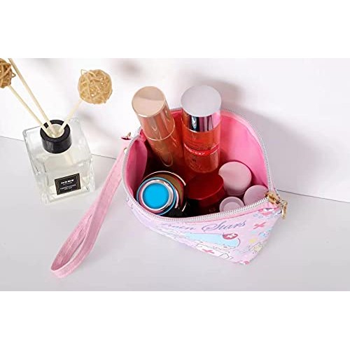 Flora Jewel Makeup Bag, Cute Storage Bag, Cosmetic Travel Bag, Travel Accesso...