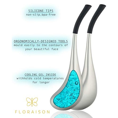 Floraison Unbreakable Stainless Steel Magic Cooling Beauty Facial Sticks for ...