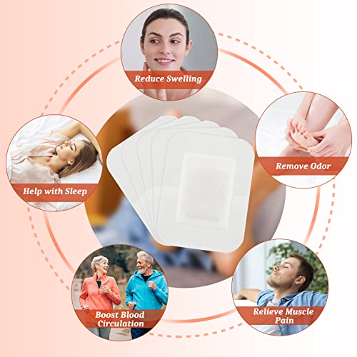 Foot Pad 100PCS, Upgraded 2-in-1 Easy to Use Design, Natural Bamboo Vinegar F...