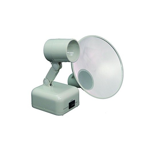 Floxite 15X Supervision Magnifying Mirror Light, Dove White