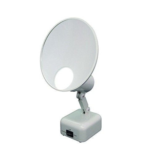 Floxite 15X Supervision Magnifying Mirror Light, Dove White