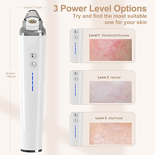 Blackhead Remover Pore Vacuum, WiFi Visual Pore Beauty Device for Skin Care, ...