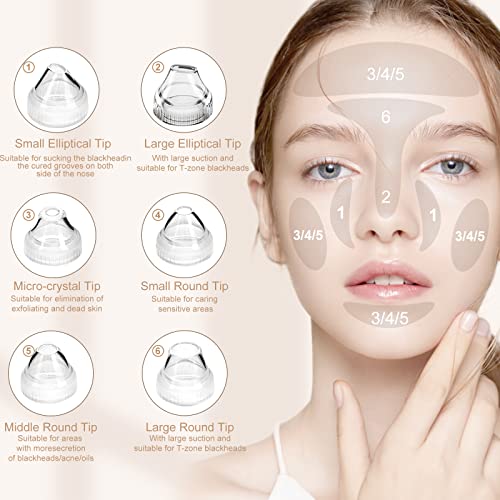 Blackhead Remover Pore Vacuum, WiFi Visual Pore Beauty Device for Skin Care, ...