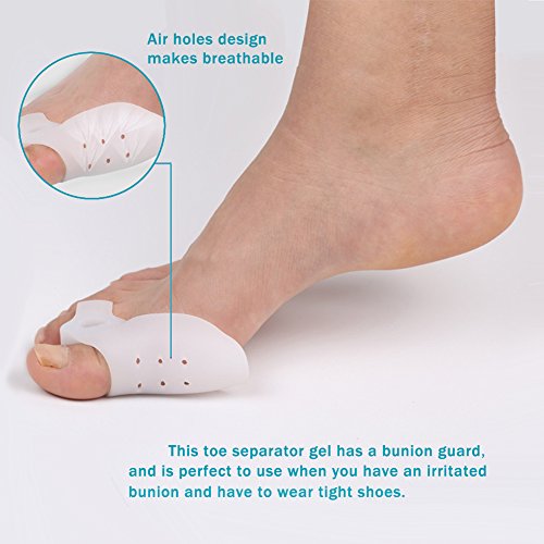 Bunion Corrector & Bunion Relief Protector Sleeves Kit - Treat Pain in Hallux...