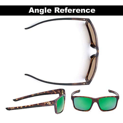 Flying Fisherman 7706TAG Freeline Polarized Sunglasses, Matte Tortoise Frame,...