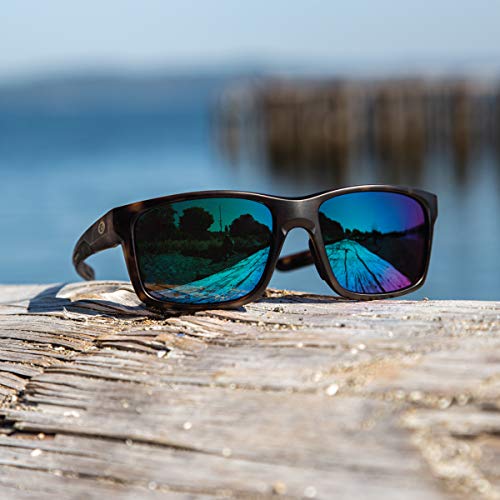 Flying Fisherman 7706TAG Freeline Polarized Sunglasses, Matte Tortoise Frame,...