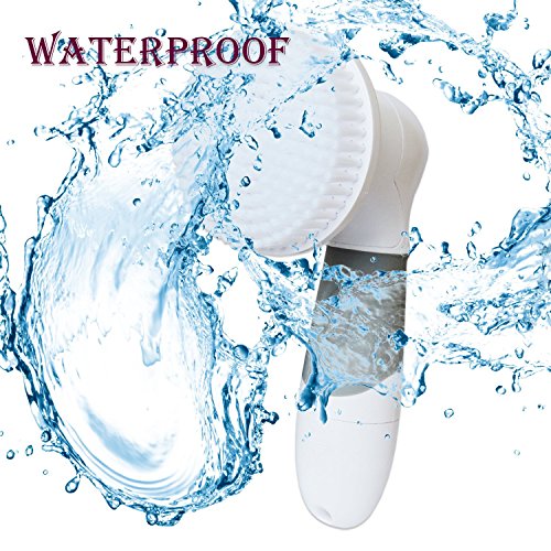 FLYMEI Facial Brush Skin Cleansing, 7 Brush Heads for Facial Cleaning and Exf...