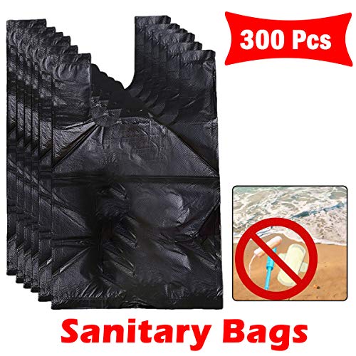 Personal Disposal Bags, 300 PCS Women Sanitary Disposal Bags Black Waste Bags...