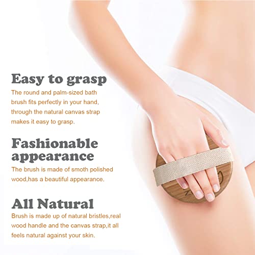 Shower Brush, Body Brush, Body Scrubbers for Wet or Dry Brushing, Back Brush ...