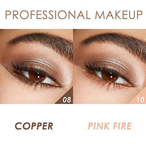 FOCALLURE 2 Pcs Cream Eyeshadow Stick,Shimmer Eyeshadow Pencil Crayon,High Pi...