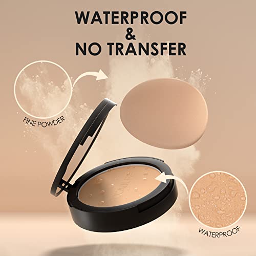 FOCALLURE Flawless Pressed Powder, Control Shine & Smooth Complexion, Pressed...
